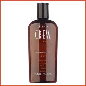 American Crew Classic 3-In-1 Shampoo, Conditioner And Body Wash  8.4oz, 250ml (All Products)