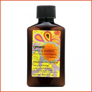 Amika  Triple Rx Shampoo (For Dry & Damaged) 3.4oz, 100ml (All Products)