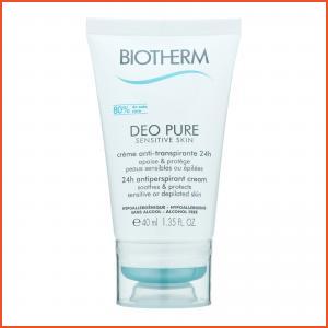 Biotherm Deo Pure  Sensitive Skin 24h Antiperspirant Cream 1.35oz, 40ml