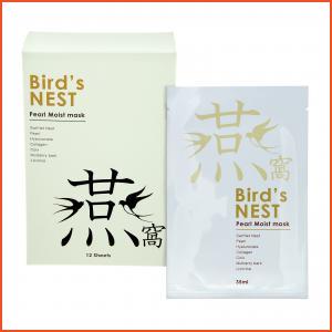 Bird's Nest  Bird's Nest Pearl Moist Mask 1box, 12sheets