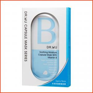 DR. WU  Soothing Moisture Capsule Mask With Vitamin B 1box, 3pcs