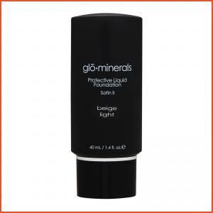 Glominerals  Protective Liquid Foundation - Satin II Beige Light, 1.4oz, 40ml (All Products)