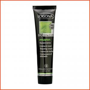 LOGONA Bio Ginkgo & Caffeine Man Shaving Cream 2.5oz, 75ml (All Products)