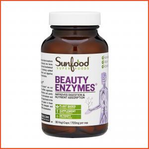 Sunfood  Beauty Enzymes 90capsules, (All Products)