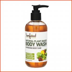 Sunfood  Natural Plant-based Body Wash (For All Skin Types) 8oz, 237ml (All Products)