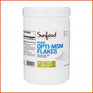 Sunfood  Pure Opti-MSM Flakes Dietary Sulfur Supplement 16oz, 454g