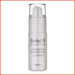 Yukeido Herbal 18 Anti-perspiration Deodorant White 30ml, (All Products)